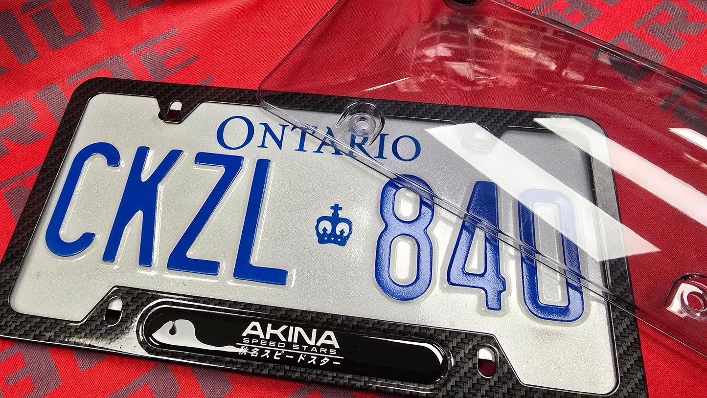 Single Custom License plate frame only