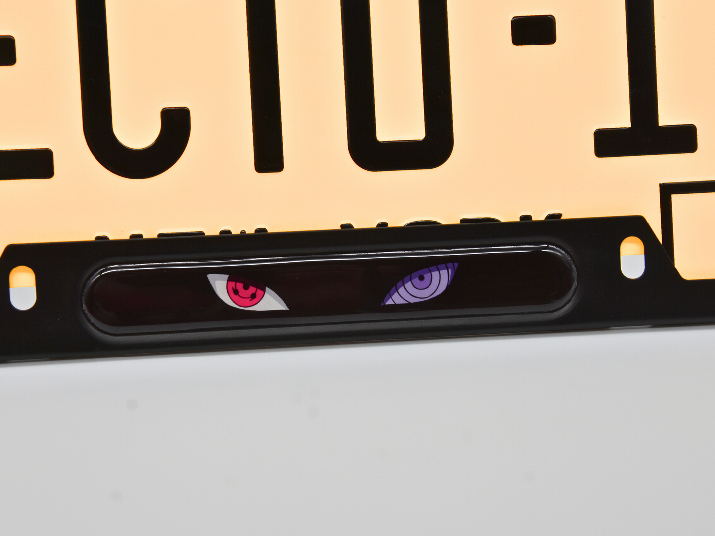Anime Naruto Sharingan Rennigan License plate frame