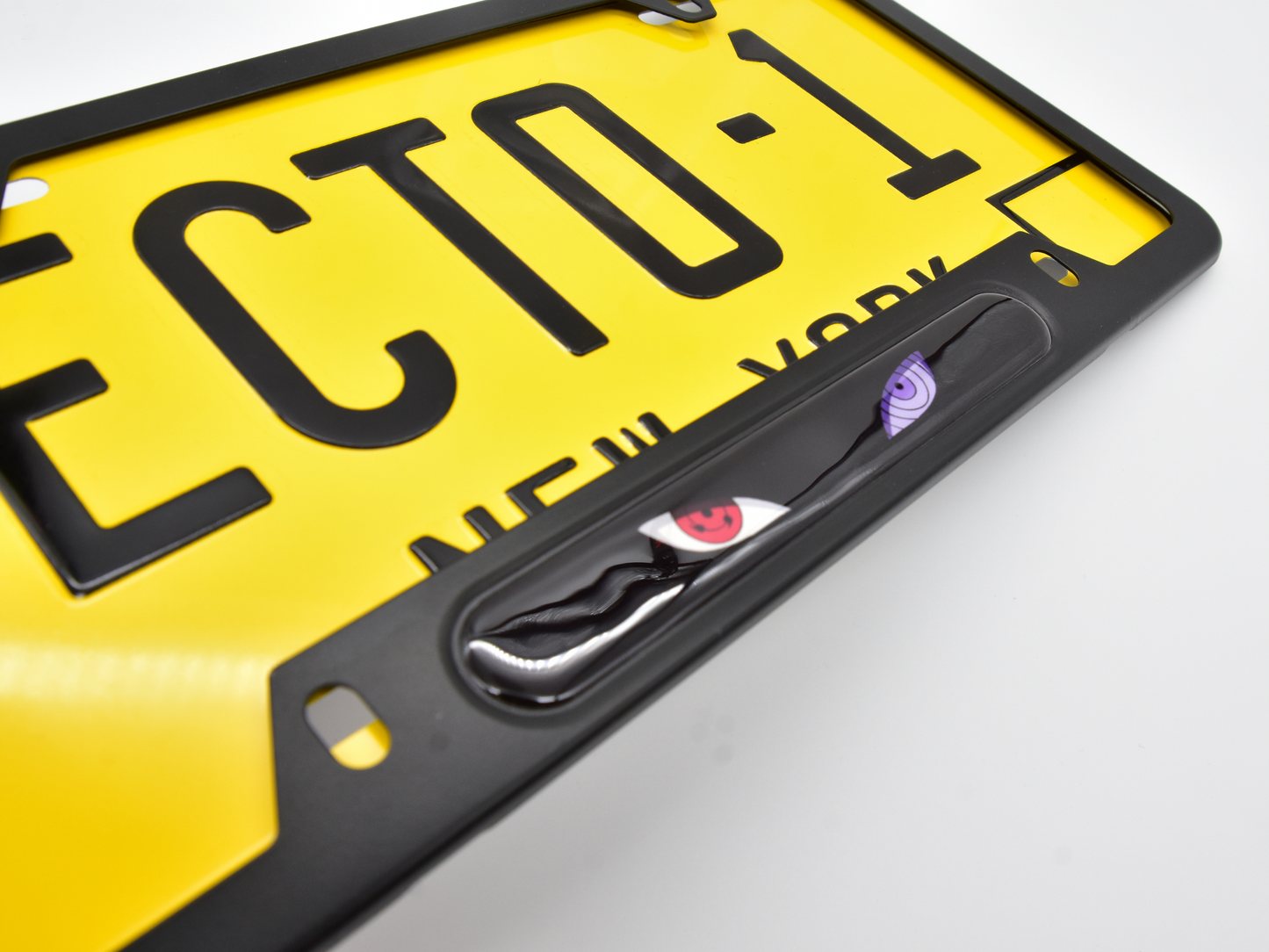 Anime Naruto Sharingan Rennigan License plate frame