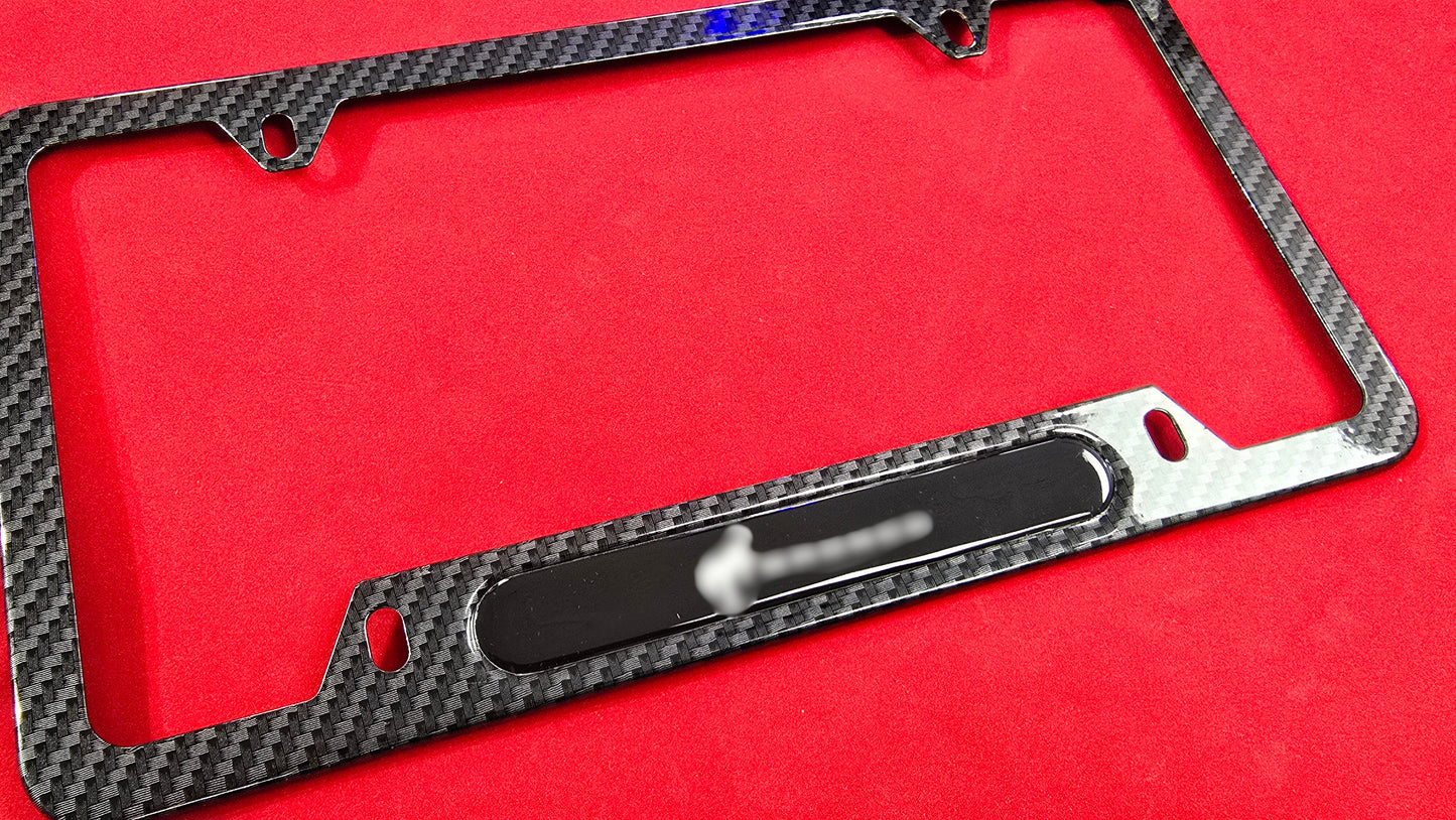 Liscense Plate Frame BRONCO aluminum and free plate cover
