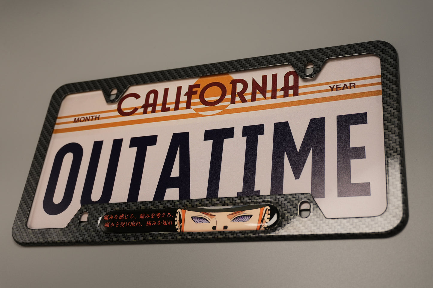 License Plate Frame plate frame alloy  Pain naruto  - Know the pain