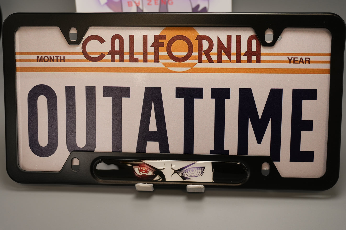 License plate frame Anime Naruto obito uchiha v2
