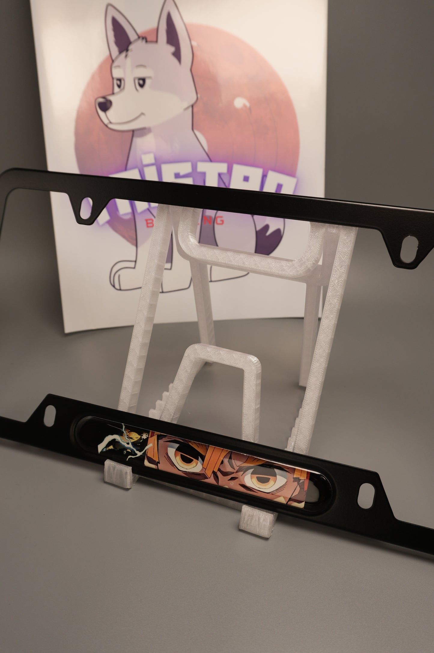 License plate frame aluminum - Zenitsu