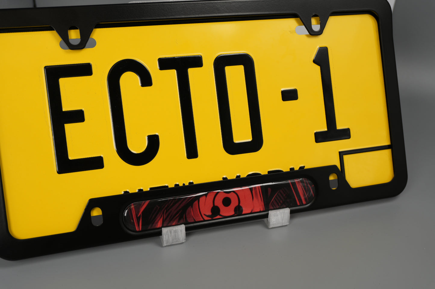 License plate frame aluminum Anime -Sharingan art