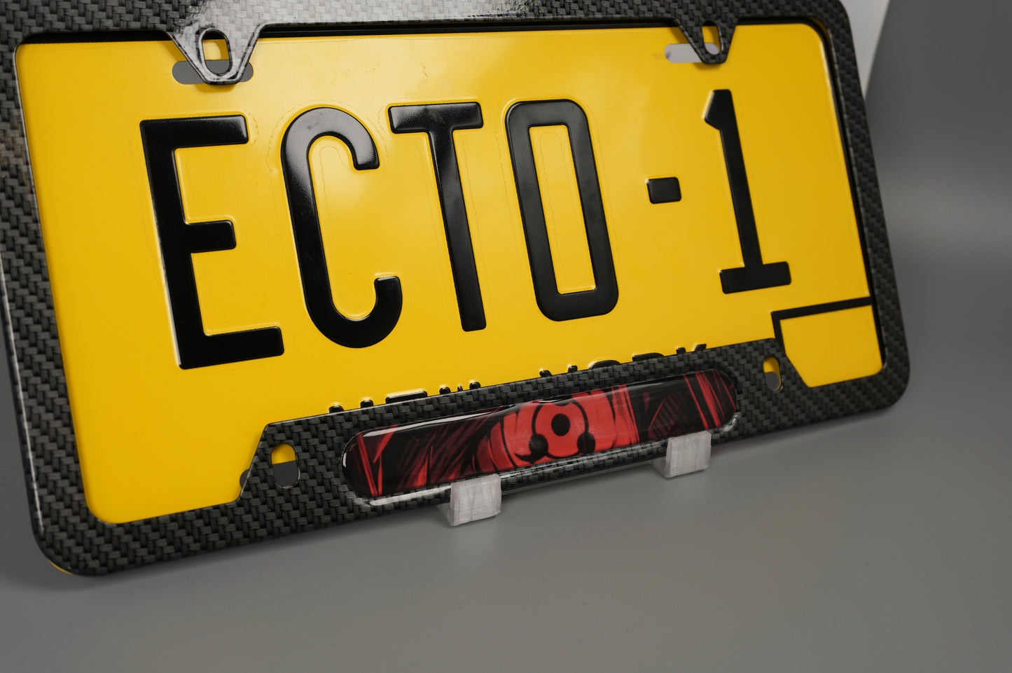 License plate frame aluminum Anime -Sharingan art