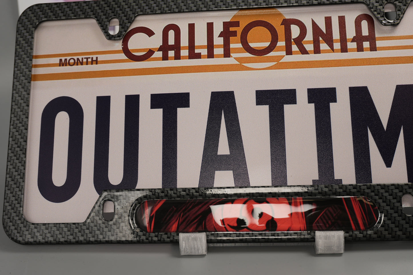 License plate frame aluminum Anime -Sharingan art