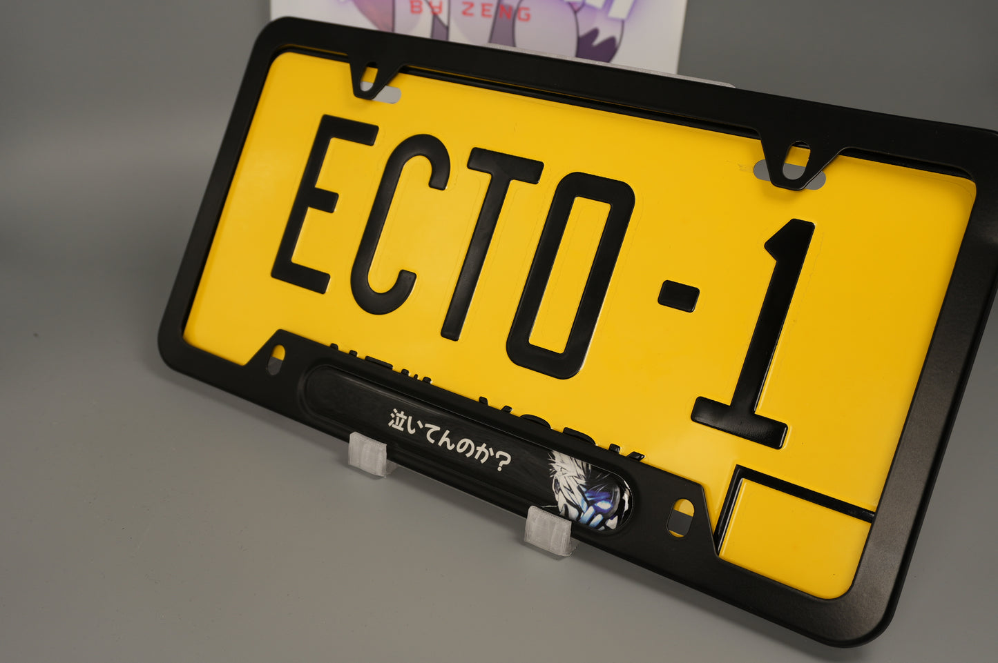 License plate frame aluminum Anime - Jujustsu Kaisen Gojo