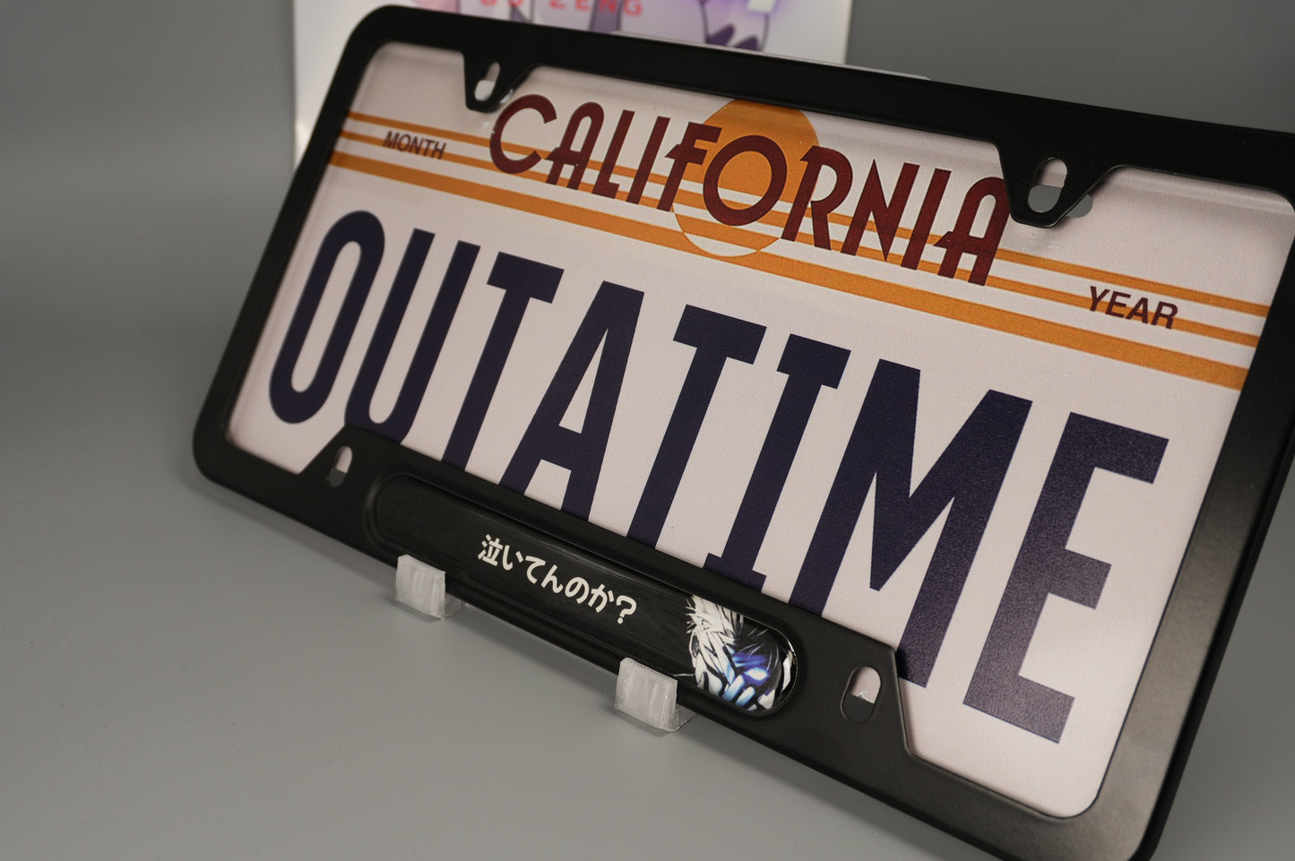 License plate frame aluminum Anime - Jujustsu Kaisen Gojo