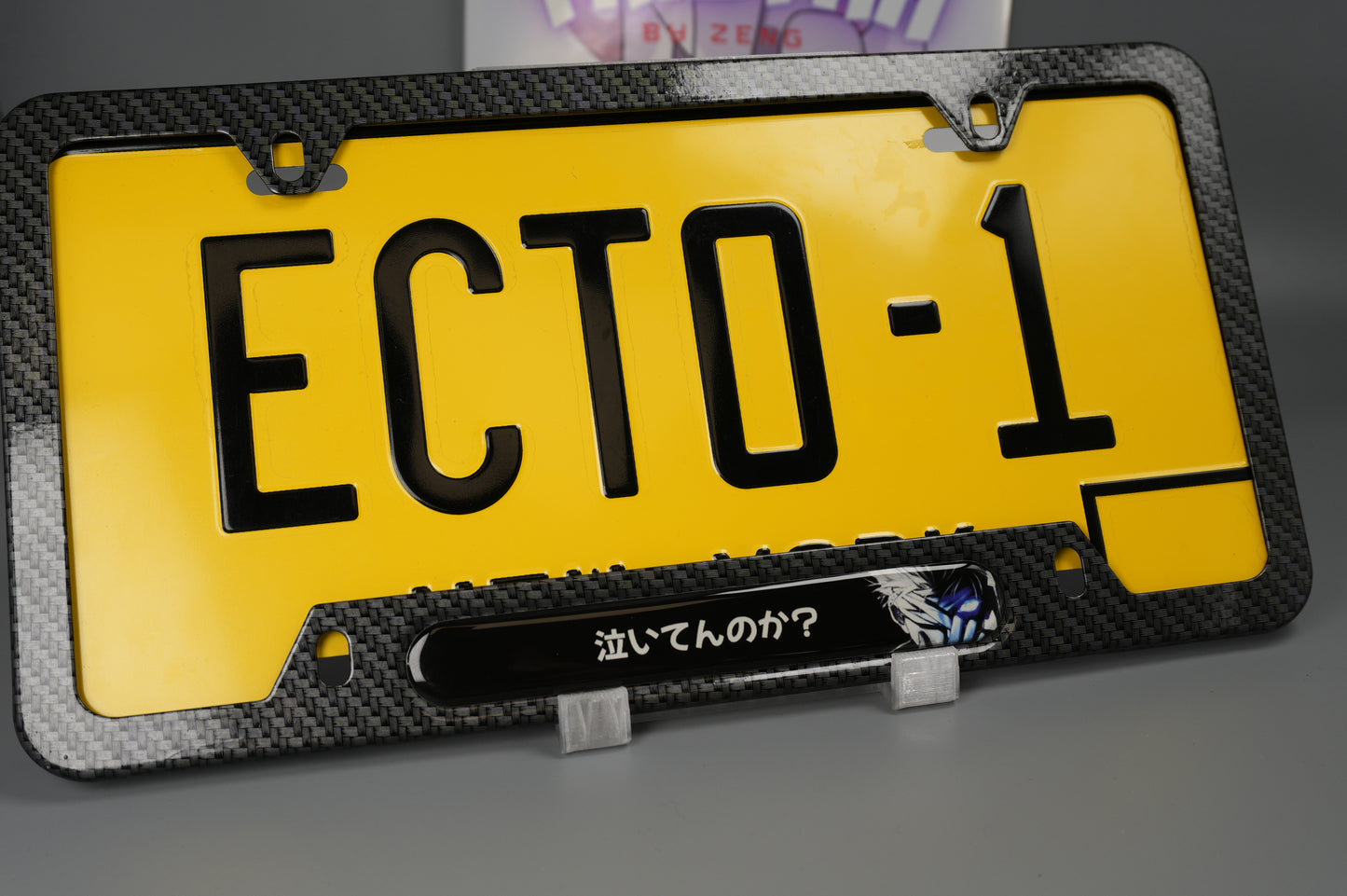 License plate frame aluminum Anime - Jujustsu Kaisen Gojo
