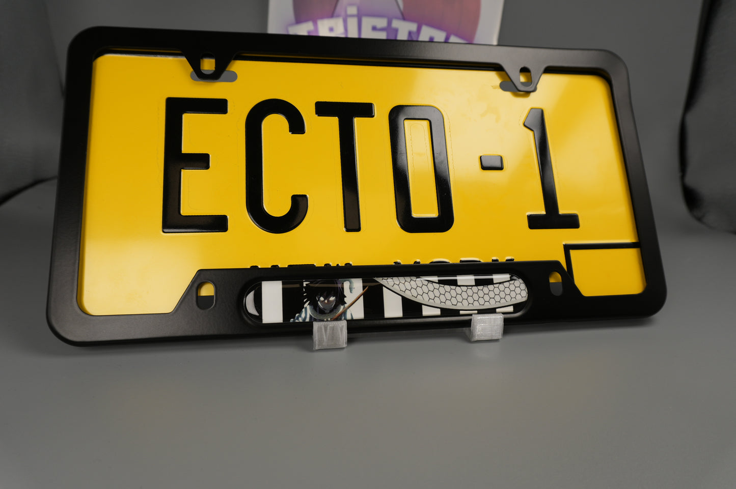 License plate frame aluminum Anime - Obanai Iguro, the Serpent Hashira Demon Slayer (fan art)