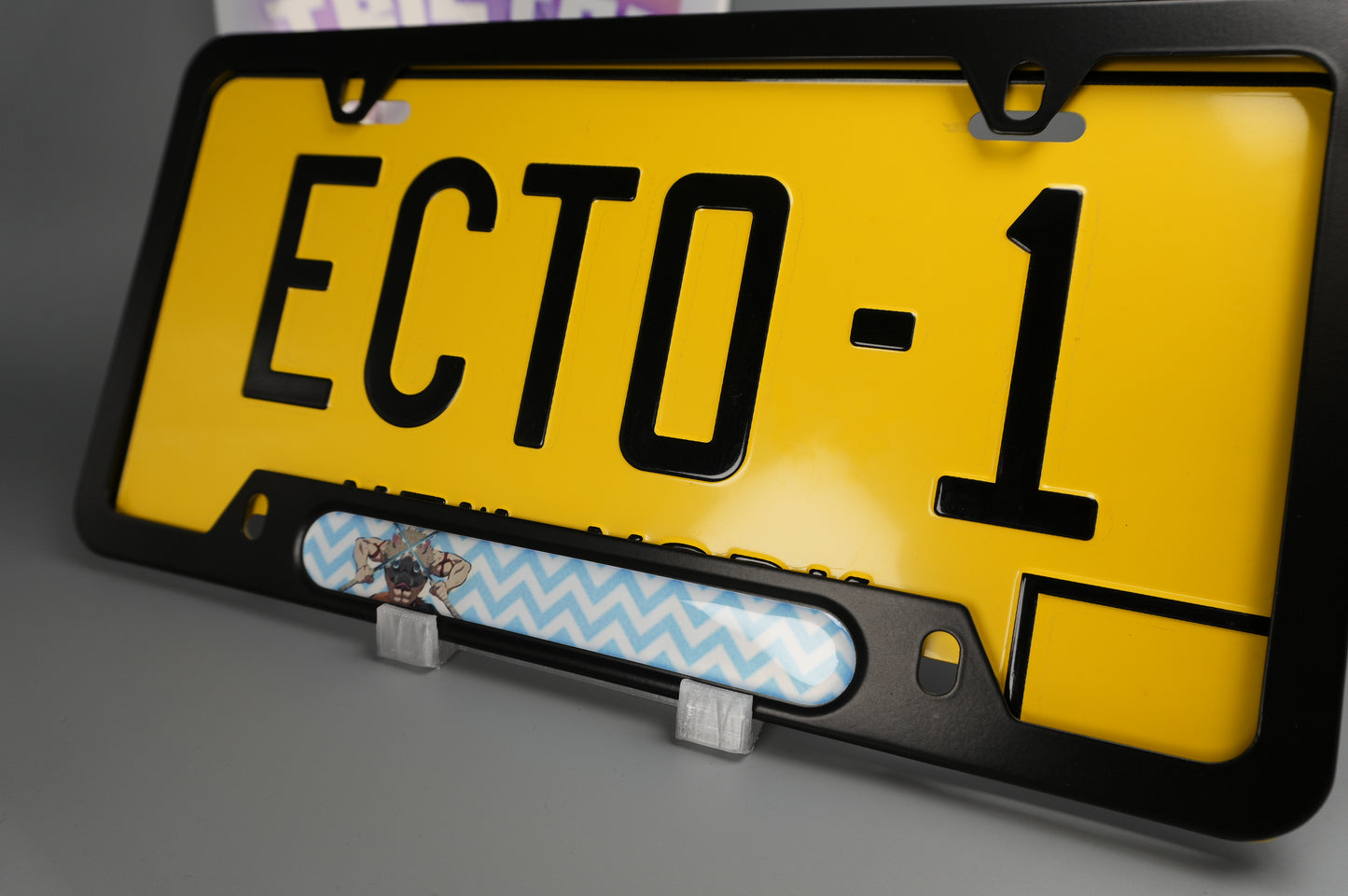 License plate frame aluminum Anime - Demon Slayer Inosuke Hashibira(fan art)