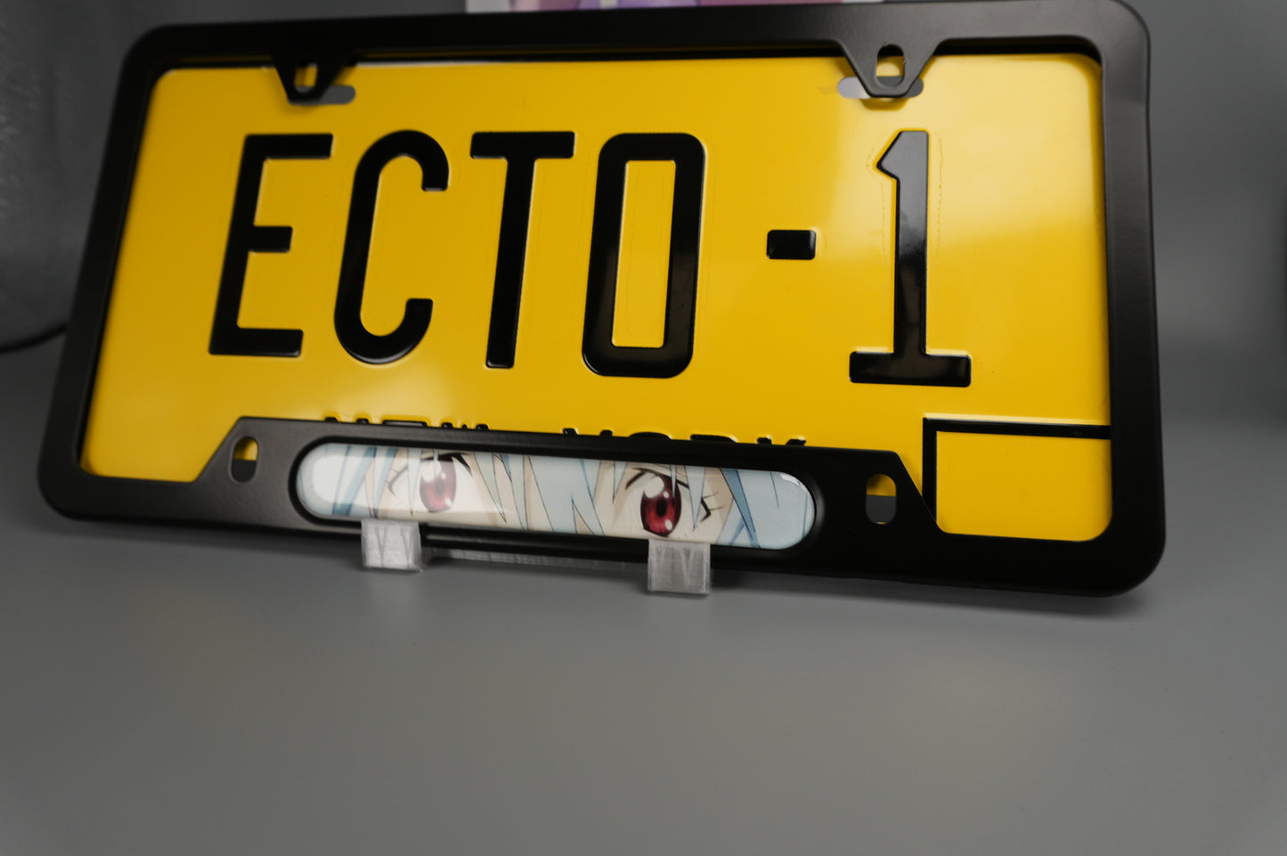 License plate frame aluminum Anime - Rei Ayamaniv2