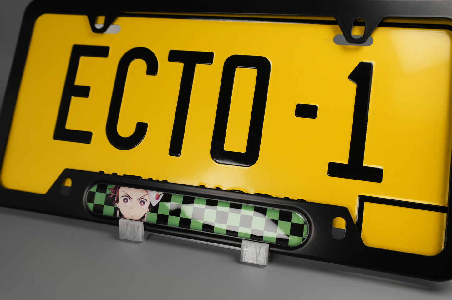 License plate frame aluminum Anime - Demon Slayer Tanjiro (fan art)