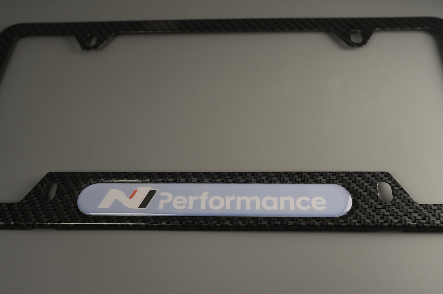 License Plate Frame Hyundai N Performance for Elantra N Kona N Veloster N (blue)