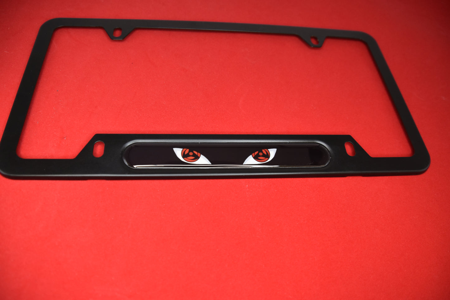 Anime Naruto 万華鏡写輪眼 (Mangekyō Sharingan) Obito Kakashi License plate frame