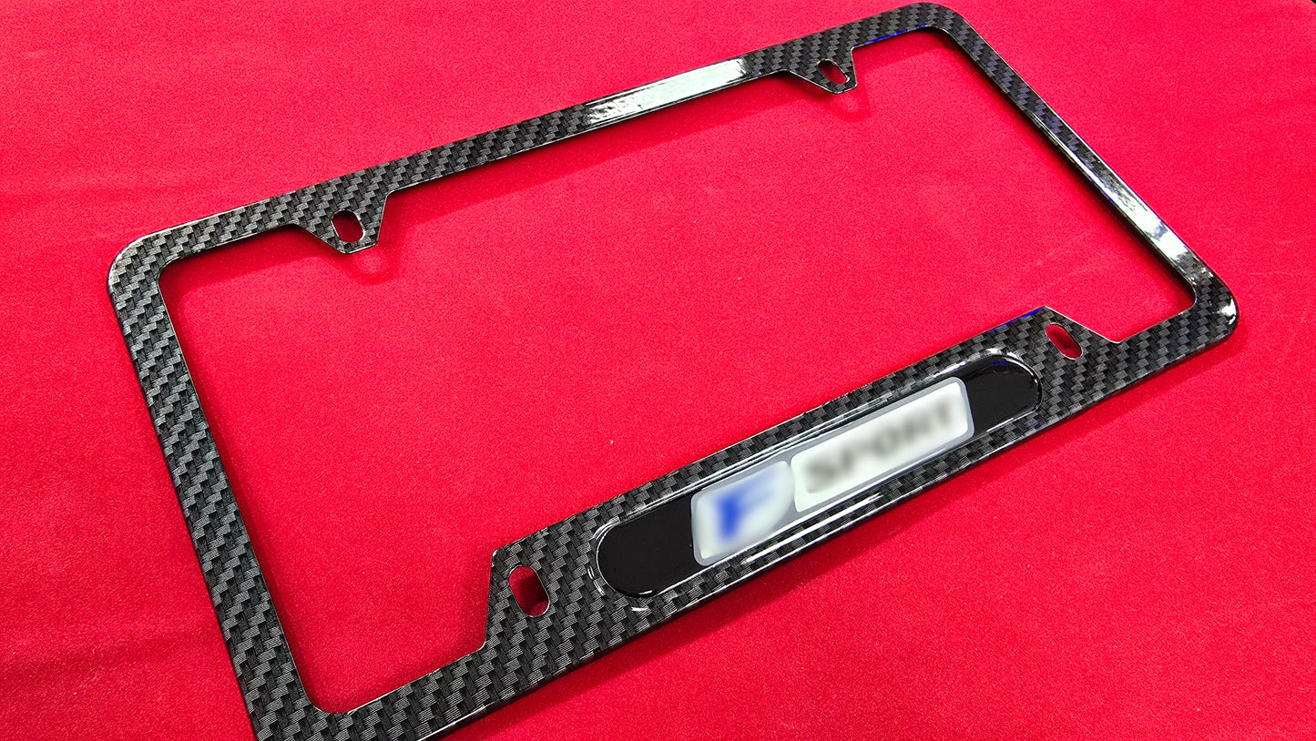 Liscense Plate Frame FSPORT1 aluminum and free plate cover