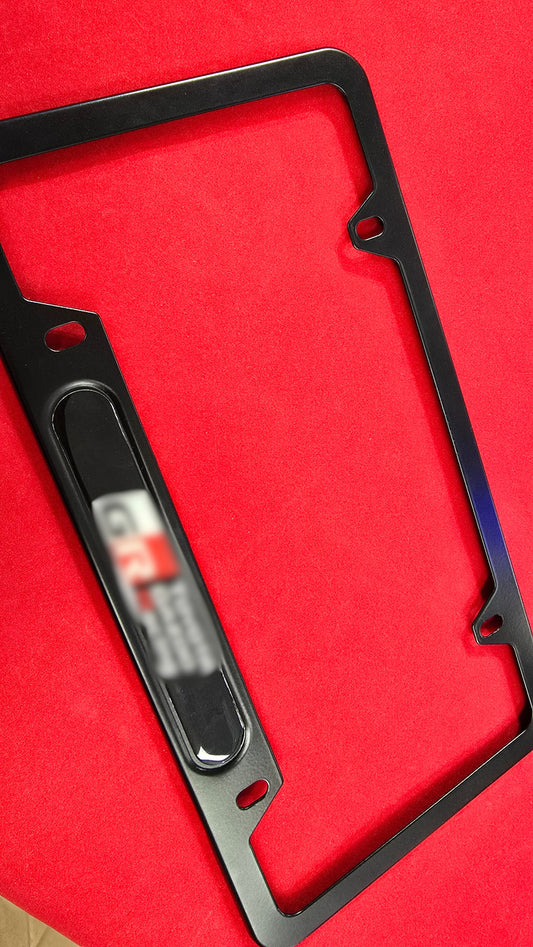 License Plate Frame GR Corolla  aluminum and free plate cover