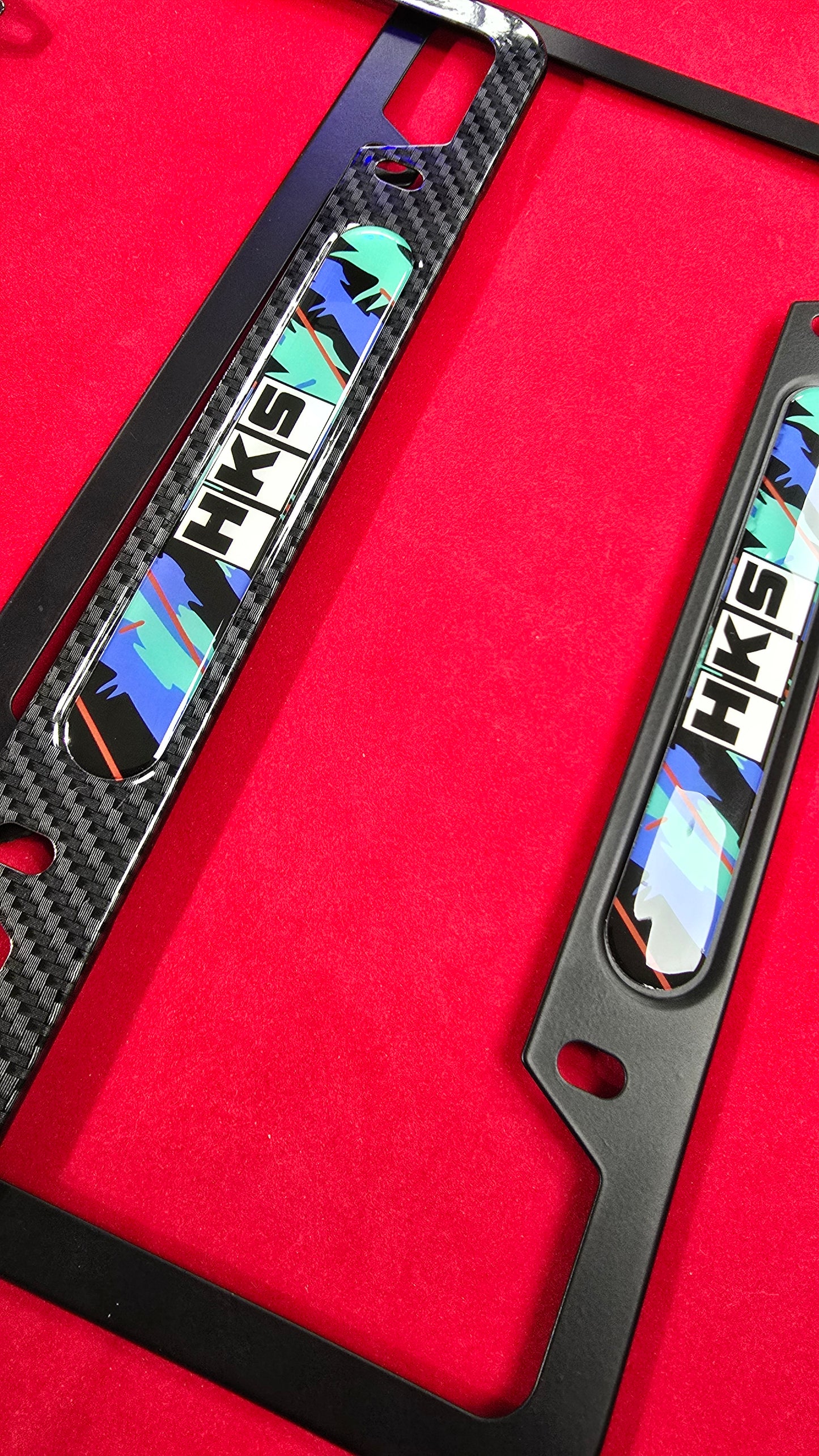 License Plate Frame HKS style aluminum