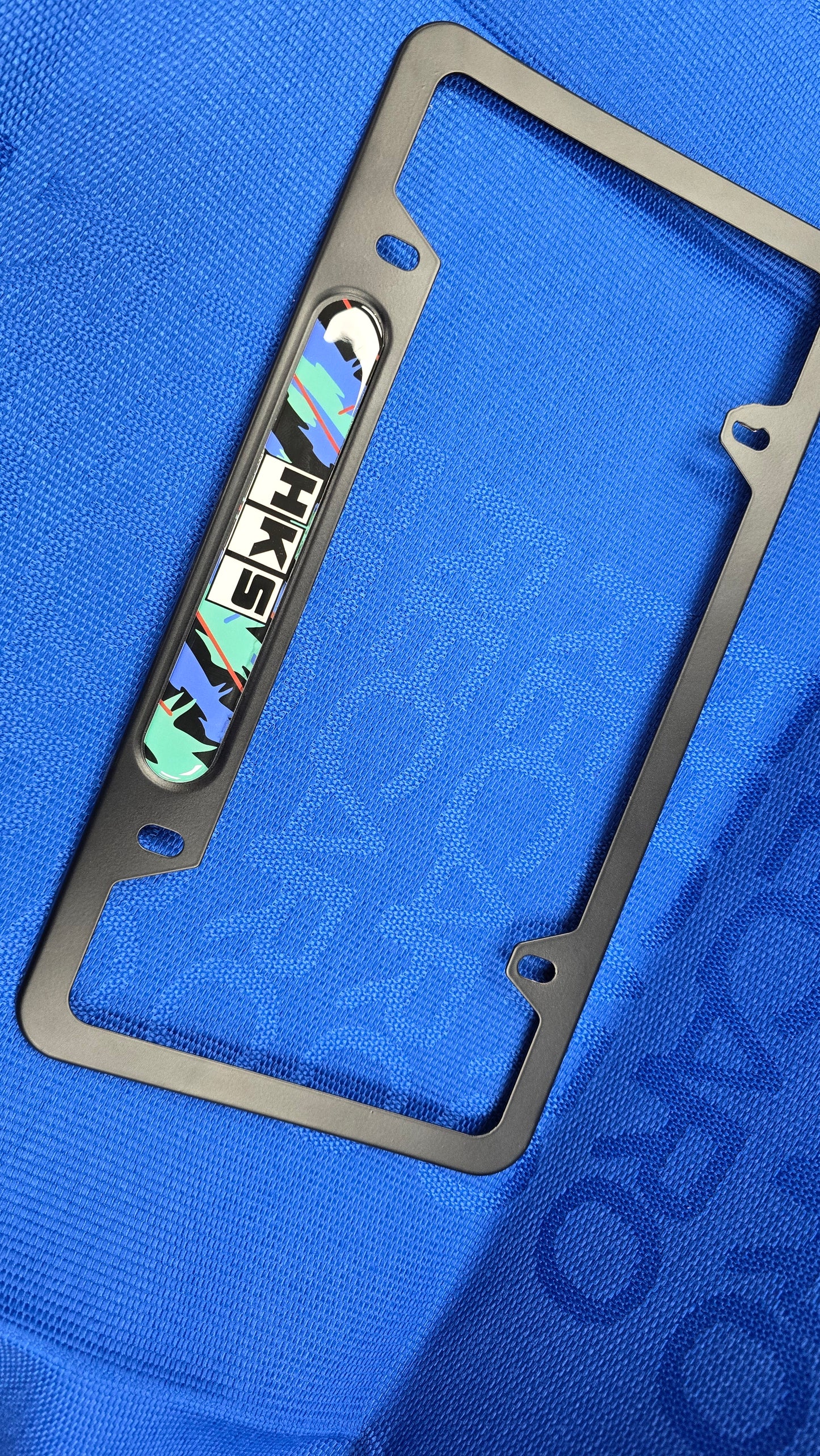 License Plate Frame HKS style aluminum
