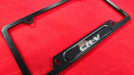 Liscense Plate Frame HND CRV aluminum and free plate cover