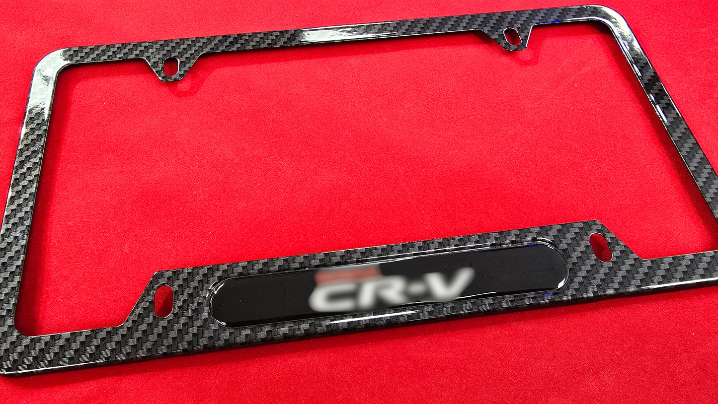 Liscense Plate Frame HND CRV aluminum and free plate cover