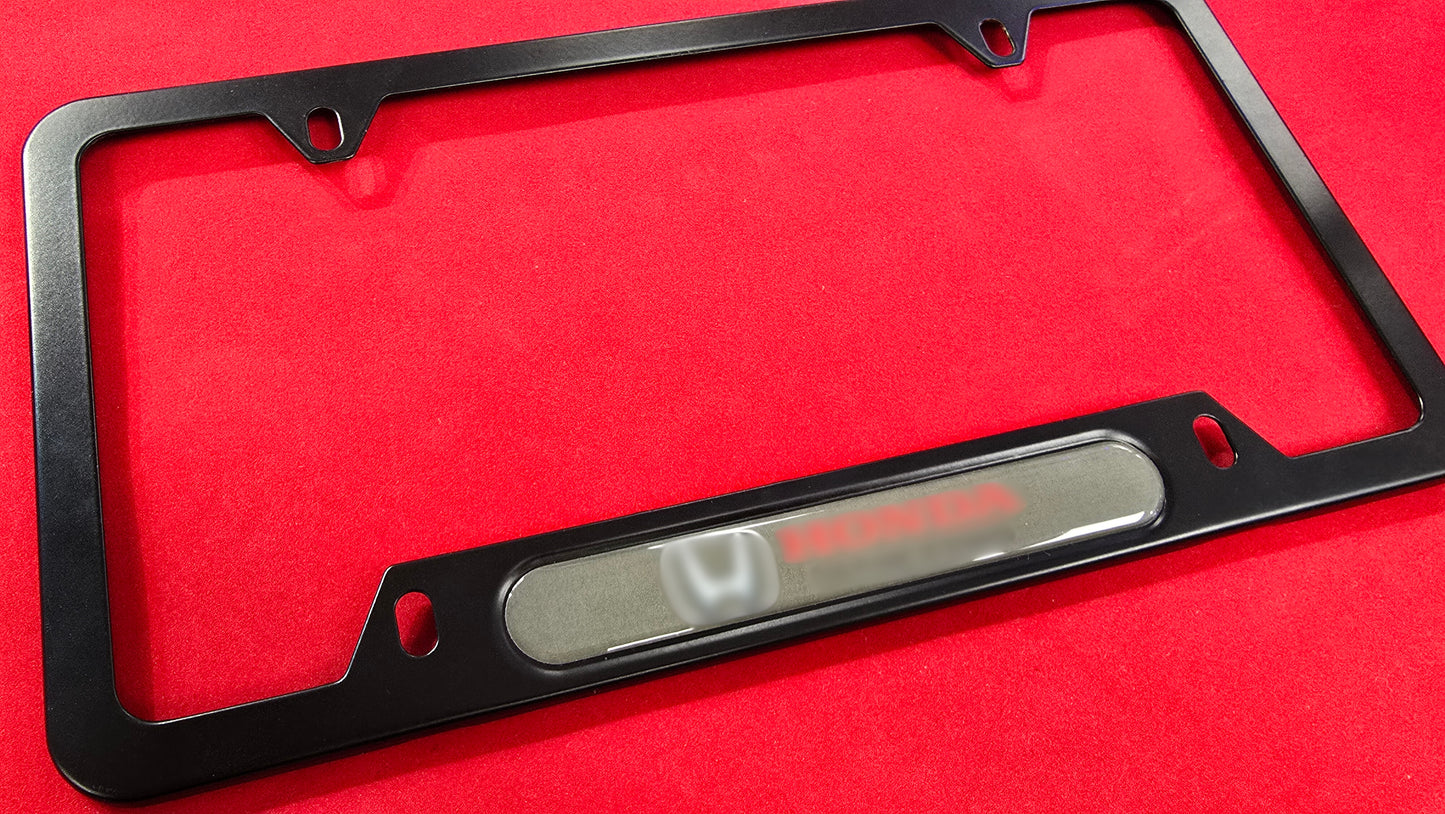 Liscense Plate Frame HON2S aluminum and free plate cover