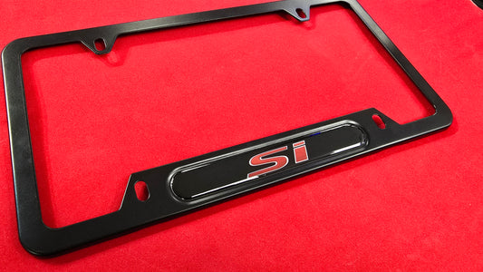 License Plate Frame Civic SI aluminum alloy