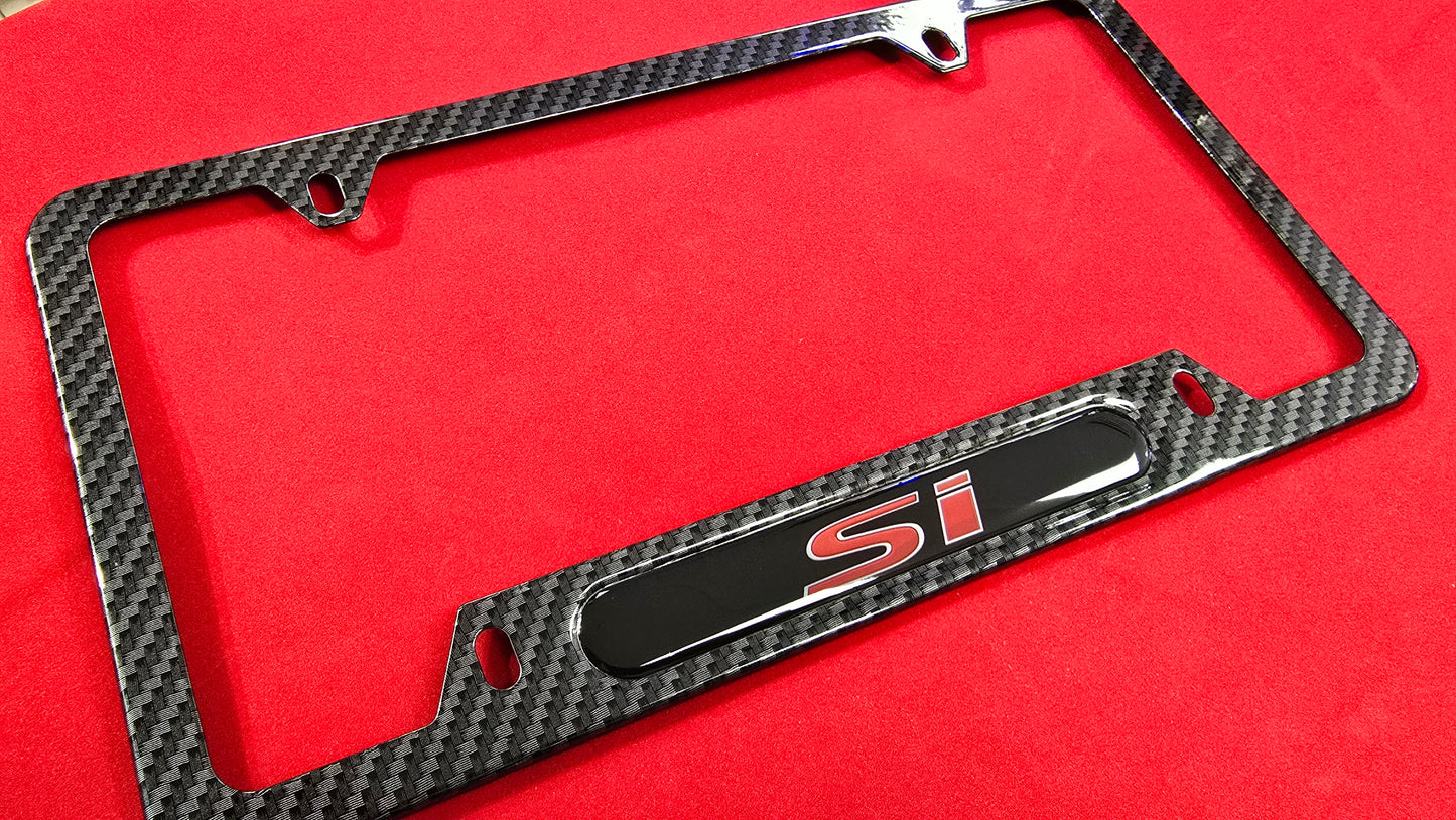 License Plate Frame Civic SI aluminum alloy