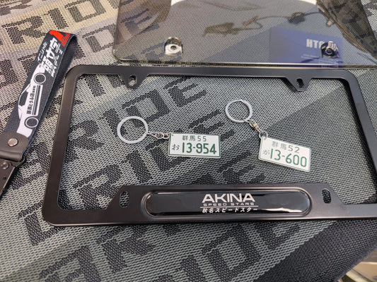 License Plate Frame Anime JDM initial D Akina Speedstar aluminum alloy