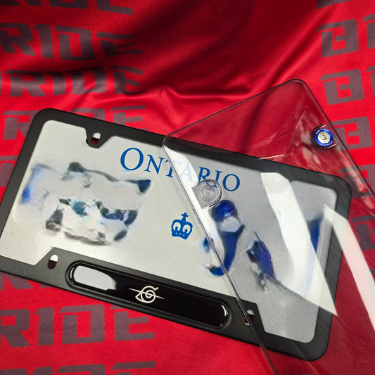 License Plate Frame Naruto Itachi Sasuke Obito Konoha Akatsuki aluminum