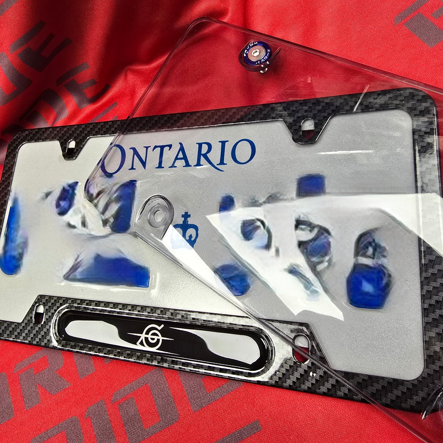 License Plate Frame Naruto Itachi Sasuke Obito Konoha Akatsuki aluminum