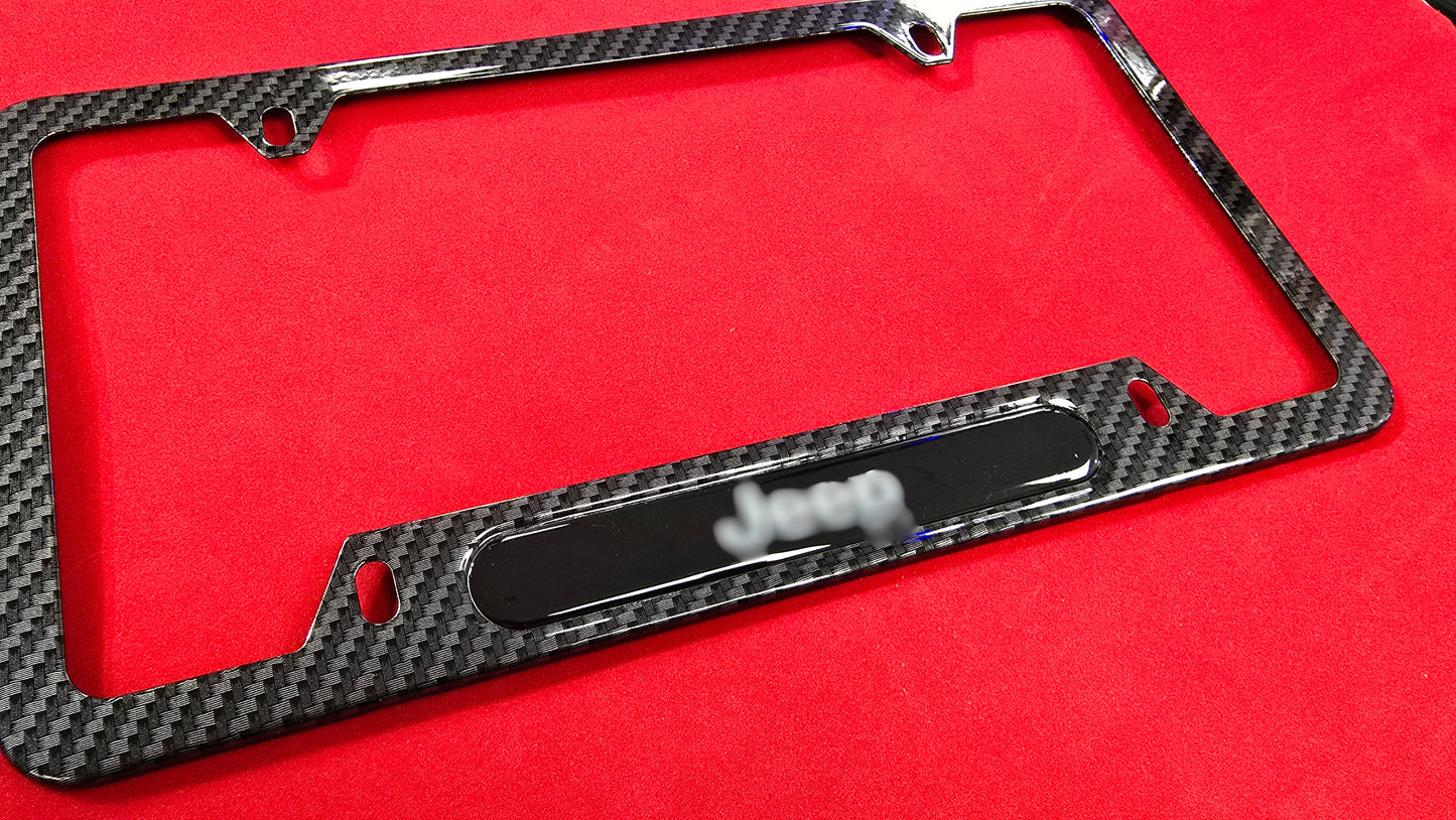 License Plate Frame JEEP1 aluminum alloy