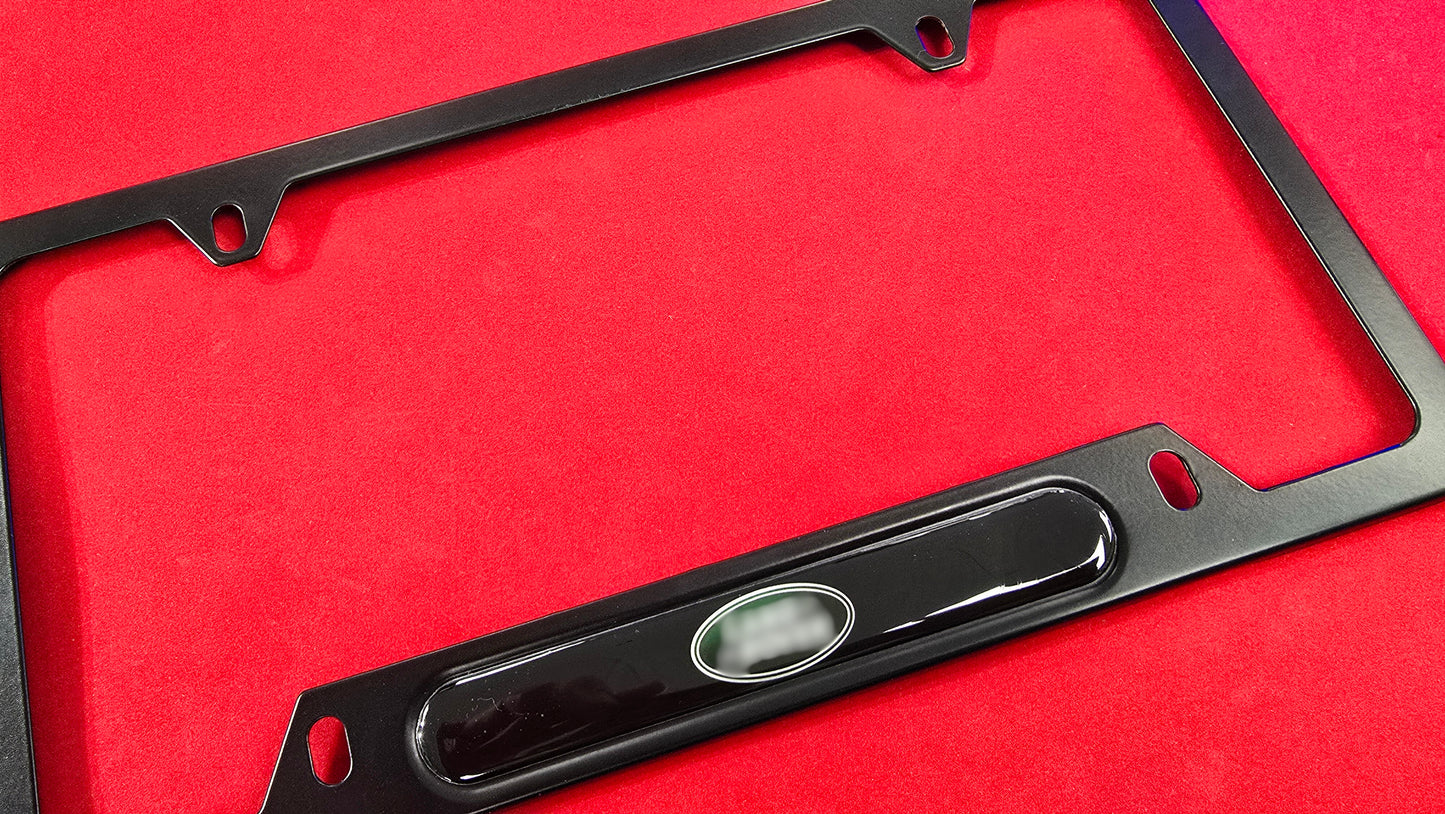 Liscense Plate Frame Land Rover Range Rover Velar HSE aluminum and free plate cover