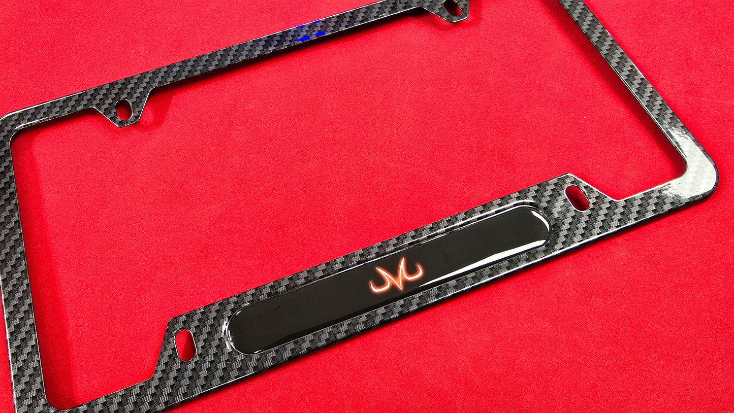 Liscense Plate Frame DBZ MAJIN Vegeta Majin Buu aluminum alloy