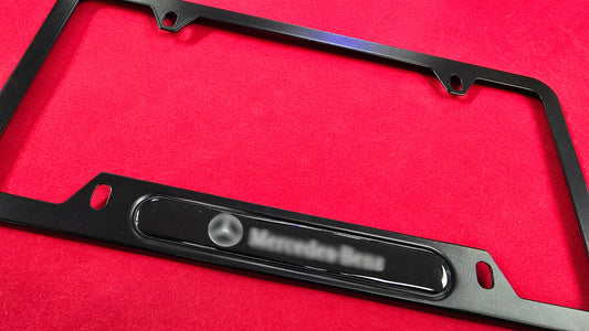 Liscense Plate Frame Mercedes Benz style aluminum alloy