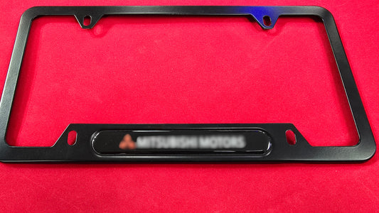 License Plate Frame MITSUBISHI aluminum alloy