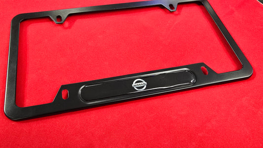 License Plate Frame for Nissan aluminum
