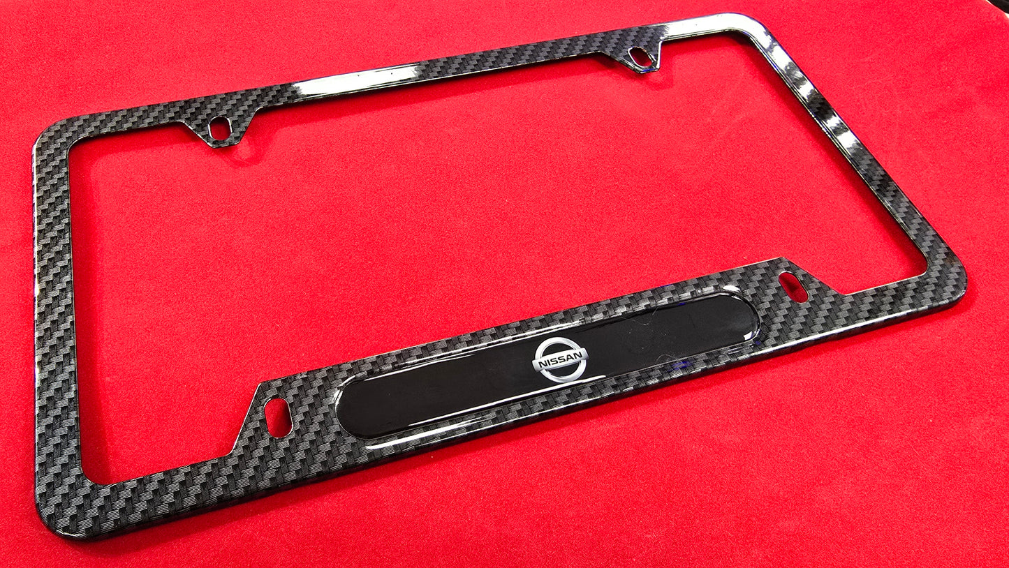 License Plate Frame for Nissan aluminum