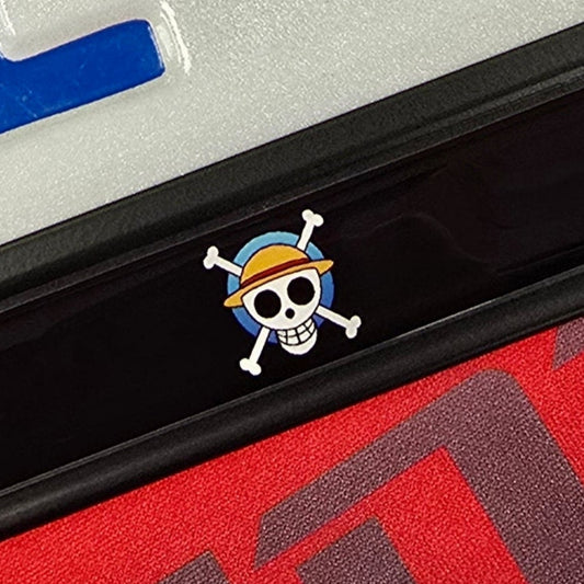 Anime One Piece Jolly Roger Flag on going Merry "ジョリーロジャー"  aluminum License plate frame