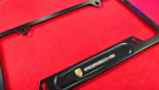 License Plate Frame for Porsche metal plate frame