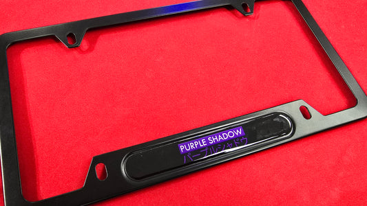 License Plate Frame PURPLESHADOW initial D metal plate frame alloy