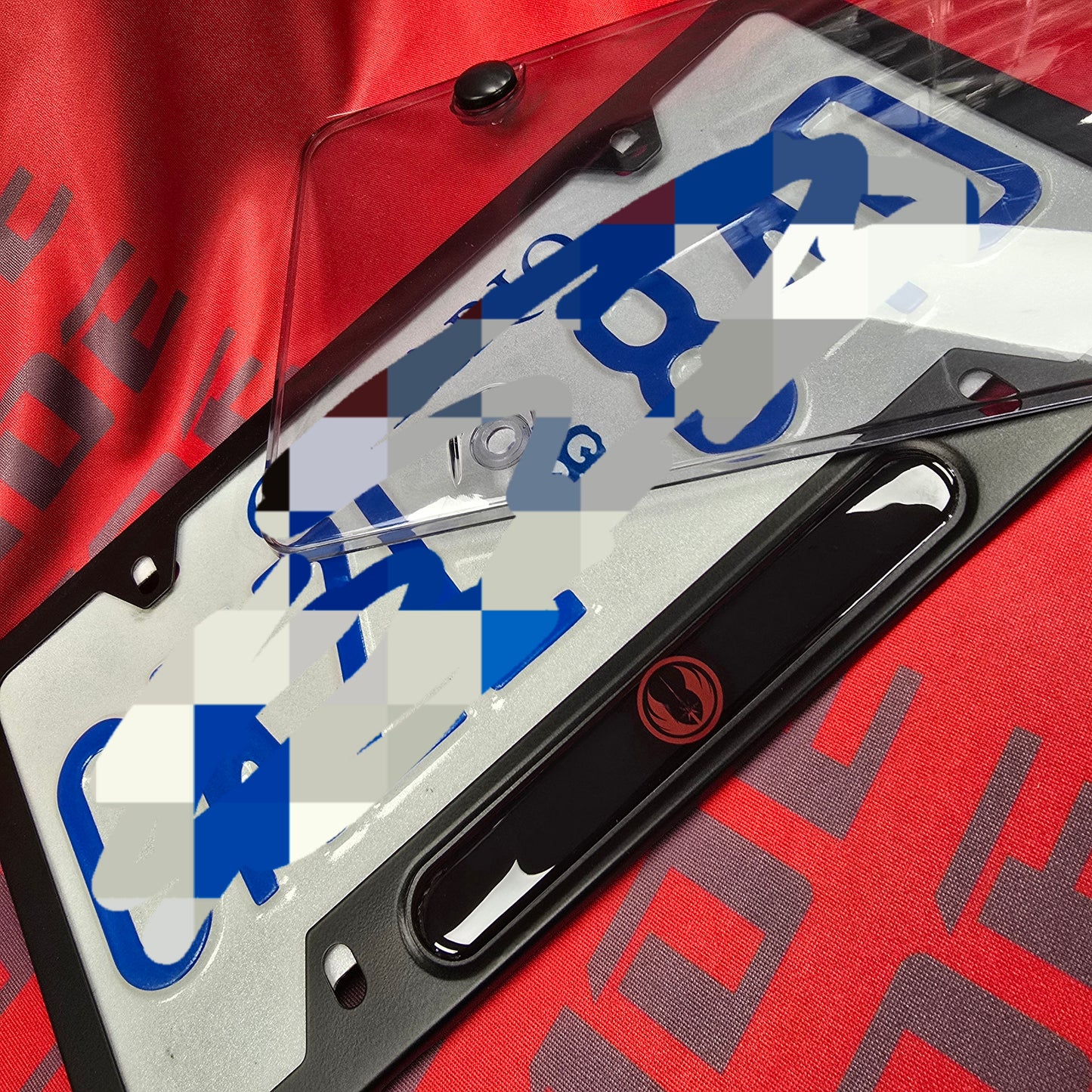 Jedi order License aluminum License plate frame