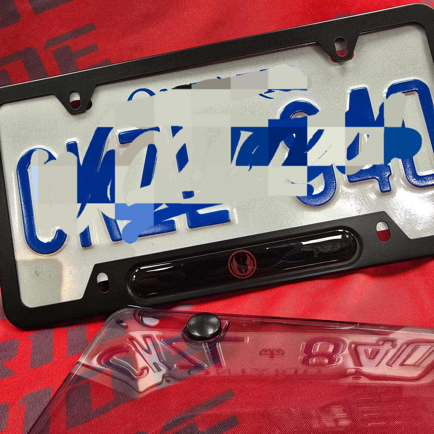 Jedi order License aluminum License plate frame