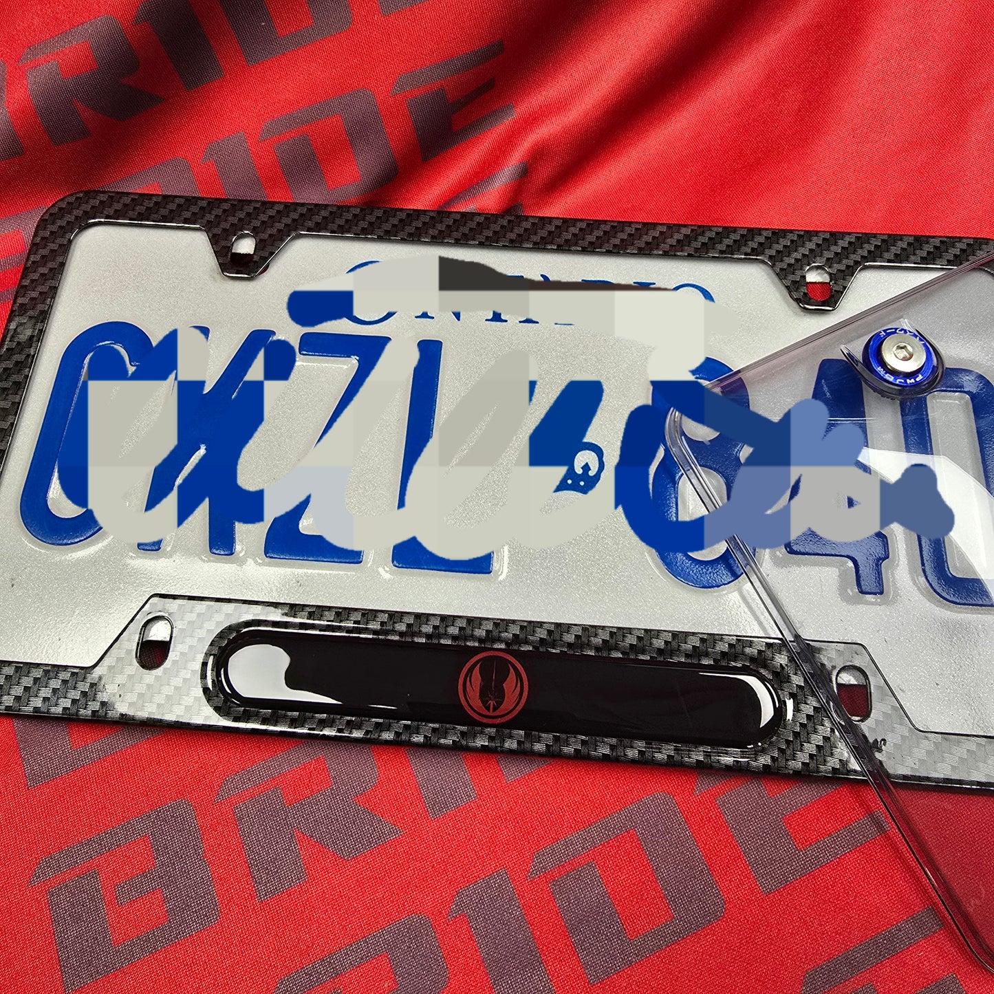 Jedi order License aluminum License plate frame