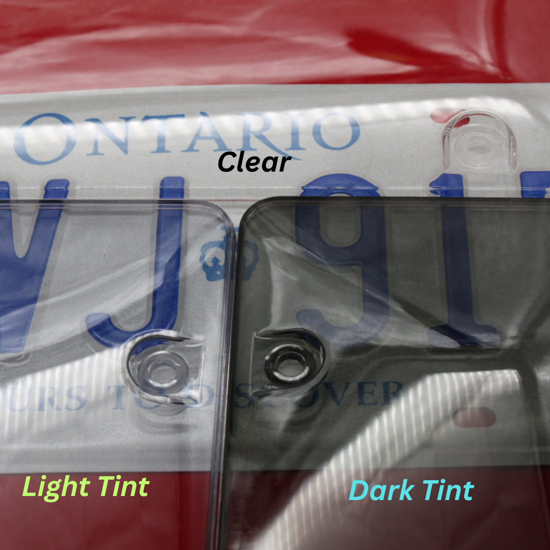 Unbreakable Polycarbonate License plate frame