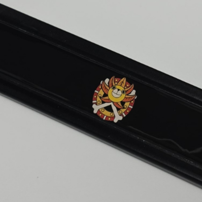 Anime One Piece Jolly Roger Flag on thousand sunny   aluminum License plate frame