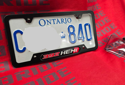 Liscense Plate Frame 392 HEMI aluminum alloy frame SRT HELL CAT CHARGER