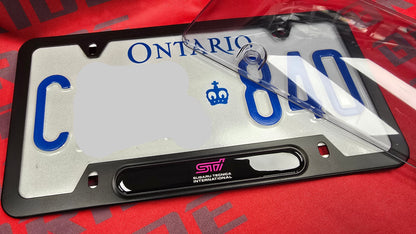 Liscense Plate Frame STI aluminum alloy frame WRX STI