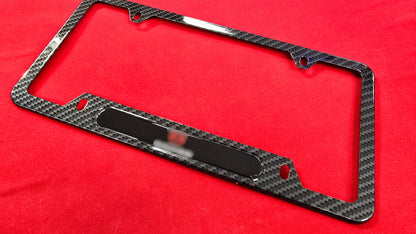 Liscense Plate Frame DODGE 2 aluminum and free plate cover