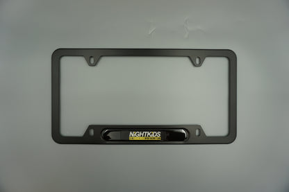 License Plate Frame NIGHTKIDS Initial D aluminum and free plate cover